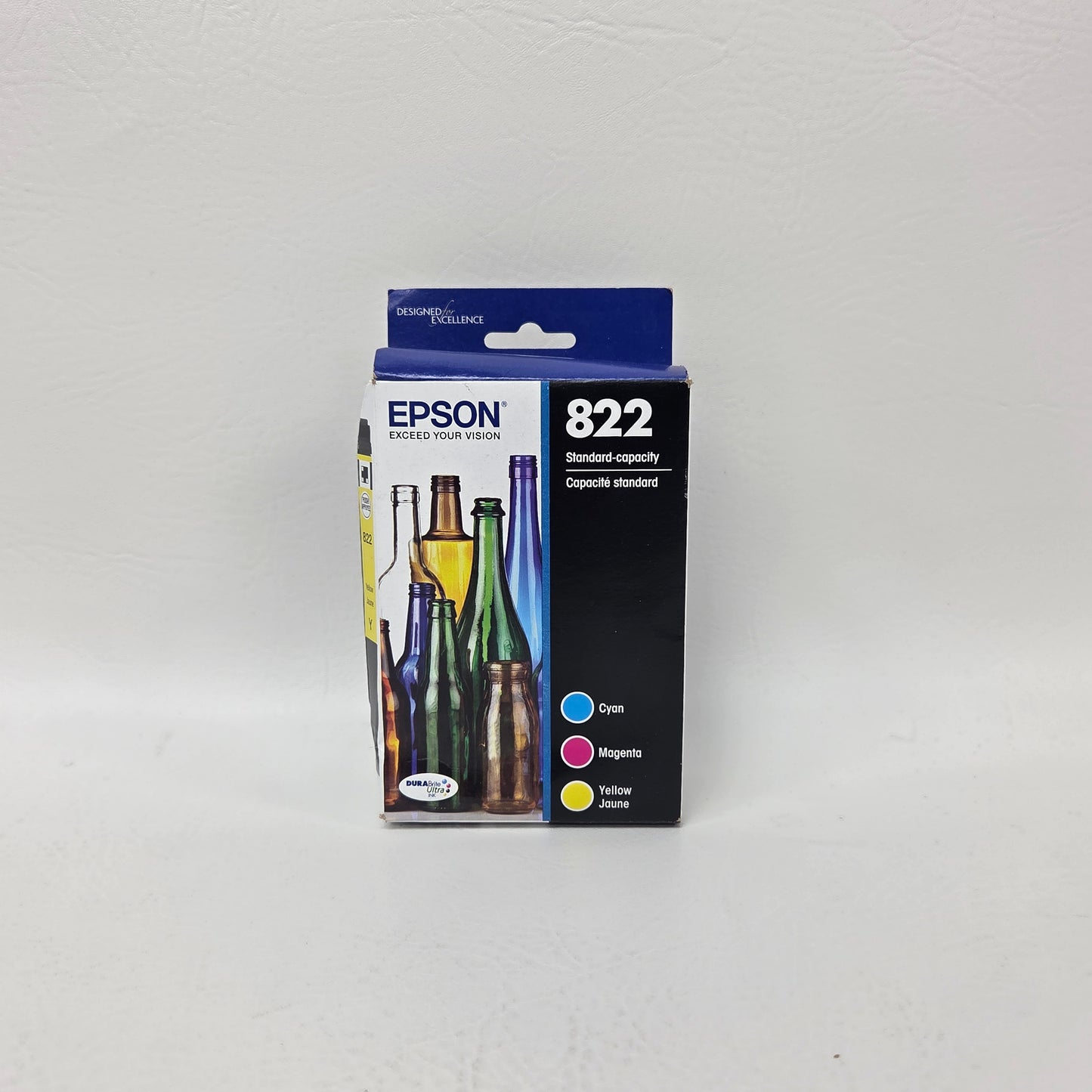 New Espon 822 Ultra Cyan/Magenta/Yellow Ink Cartridges Pack of 3 T822520-S