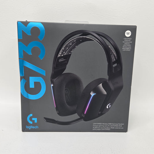 New logitech G733  Wireless Gaming Headset Black 981000863