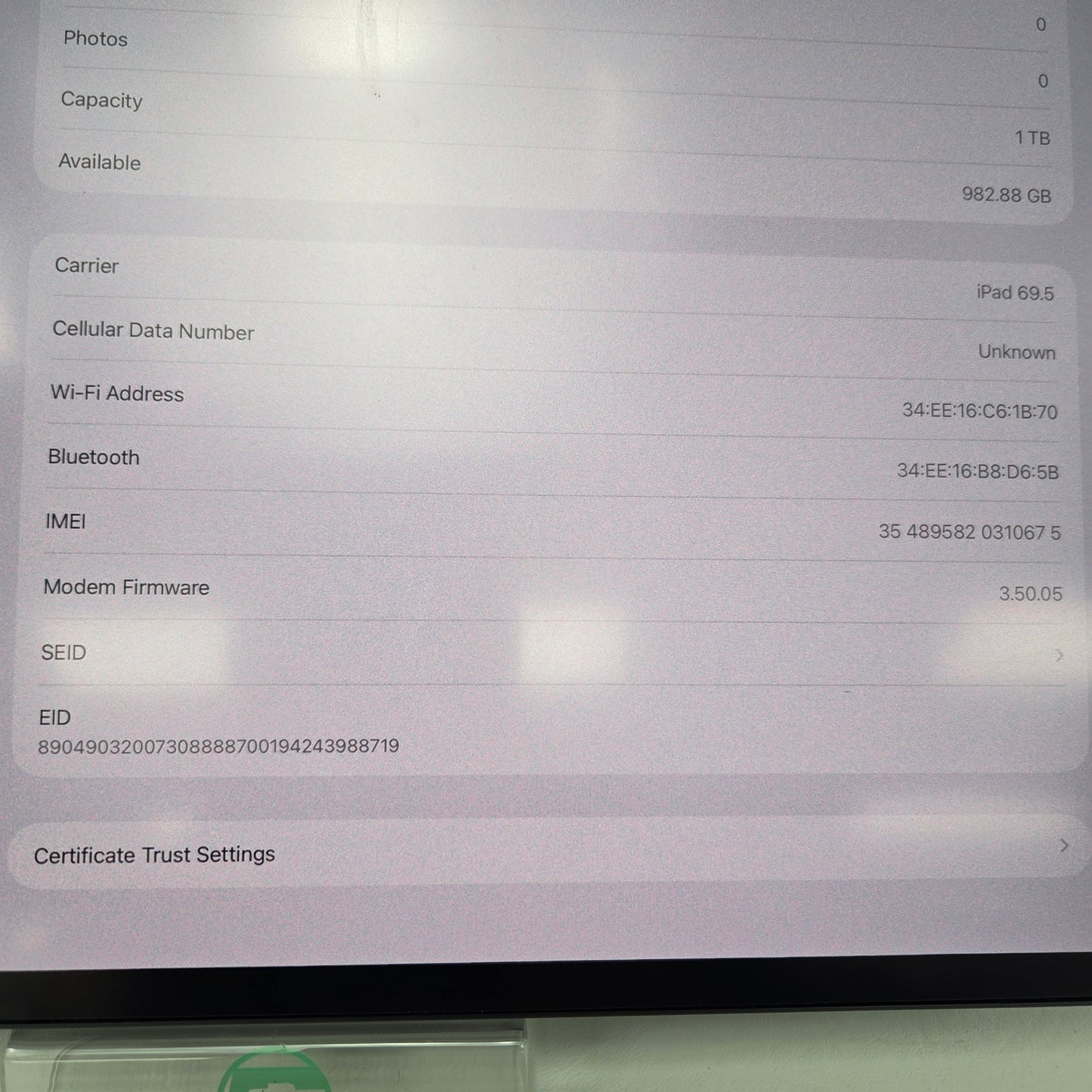 WiFi Only Apple iPad Pro 13" M4 1TB Space Black MVXW3LL/A