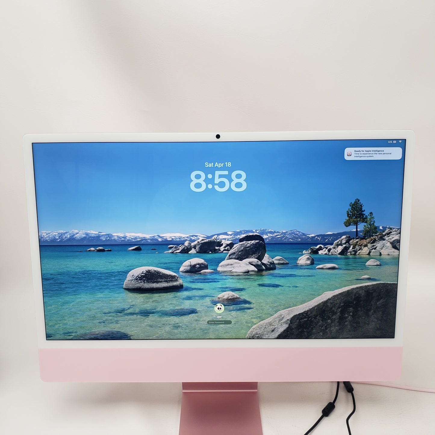 2024 Apple iMac 24" M4 8 Core 4.5GHz 16GB RAM 256GB SSD Pink MWUG3LL/A