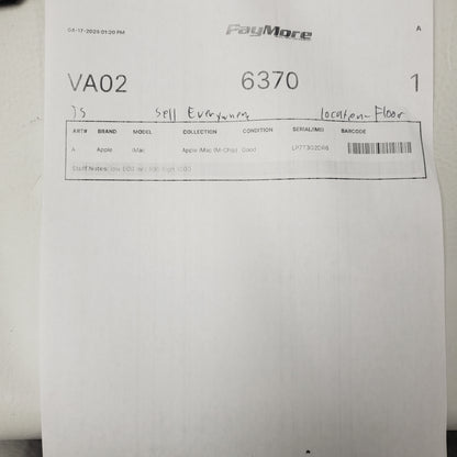 2024 Apple iMac 24" M4 8 Core 4.5GHz 16GB RAM 256GB SSD Pink MWUG3LL/A