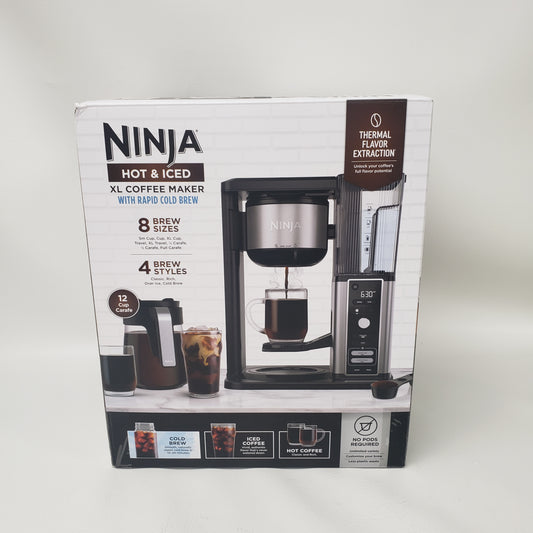 New Ninja Hot & Iced XL Coffee Maker CM371