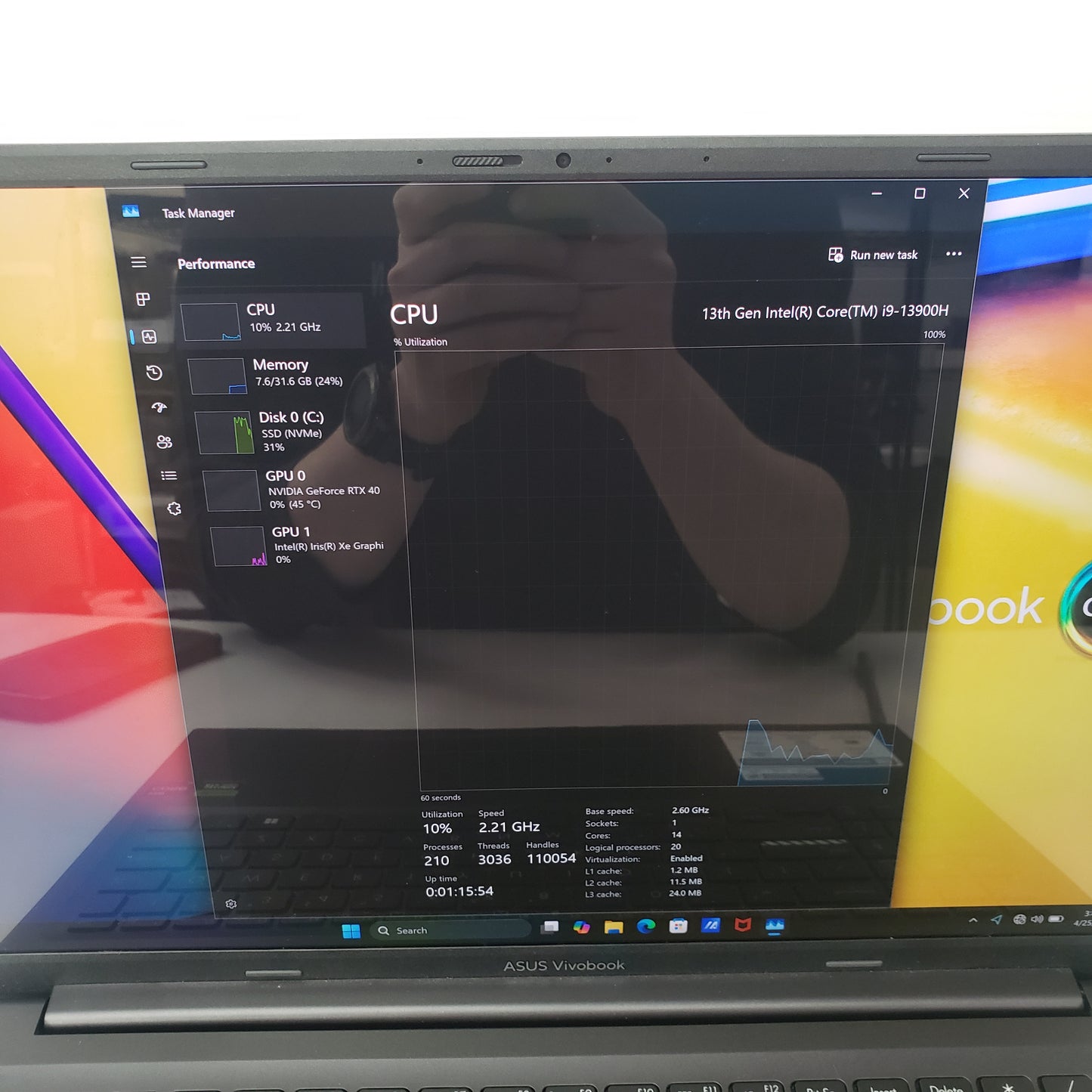 Asus Vivobook 16X OLED 16" i9-13900H 2.6GHz 32GB RAM 1TB SSD GeForce RTX 4060