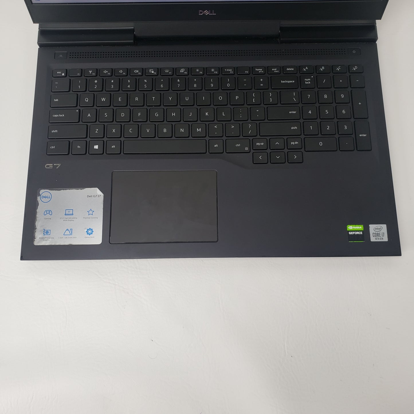 Dell G7 7700 17.3" i7-10750H 2.6. 16GB RAM 1TB SSD GeForce RTX 2070