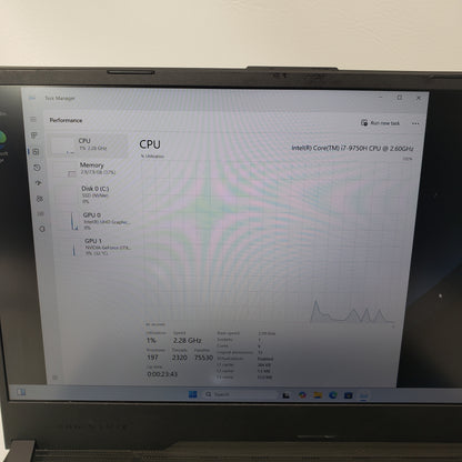 Asus ROG Strix G531GT 15.6" i7-9750H 2.6GHz 16GB RAM 512GB SSD GeForce GTX 1650