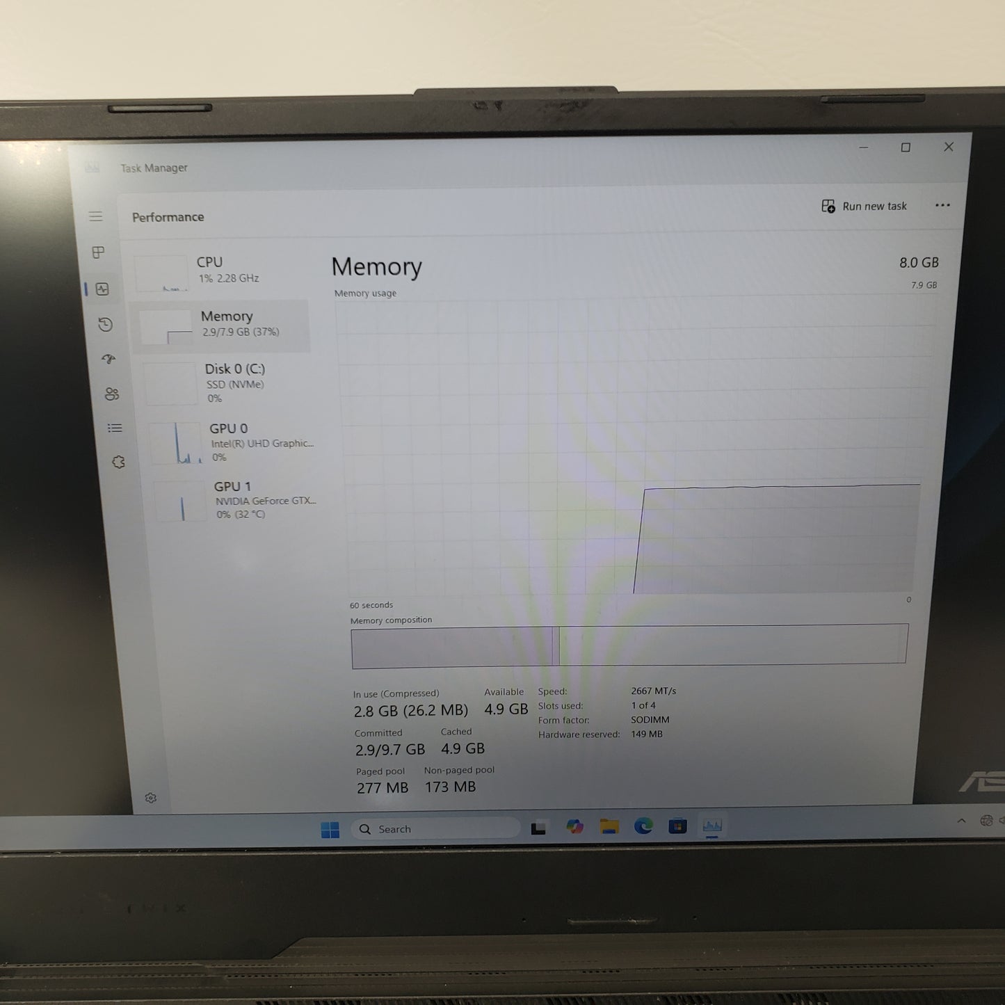 Asus ROG Strix G531GT 15.6" i7-9750H 2.6GHz 16GB RAM 512GB SSD GeForce GTX 1650