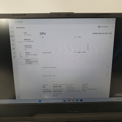 Asus ROG Strix G531GT 15.6" i7-9750H 2.6GHz 16GB RAM 512GB SSD GeForce GTX 1650