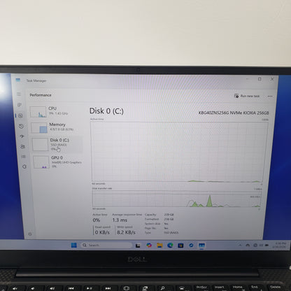 Dell XPS 7390 13.3" i5-10210U 1.6GHz 8GB RAM 256GB SSD