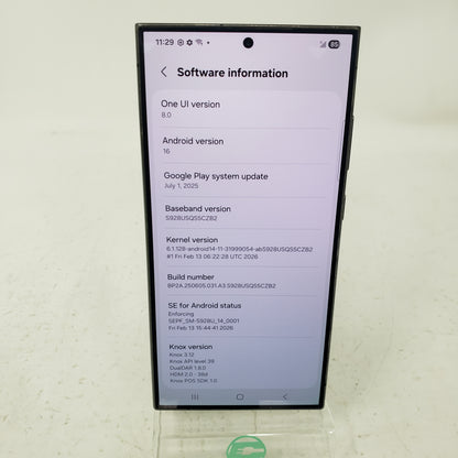 Unlocked Samsung Galaxy S24 Ultra 12GB RAM 512GB SM-S928U Gray
