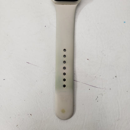 Unlocked Apple Watch SE 2nd Gen 40MM Starlight Aluminum Starlight Sport Band MRG03LL/A