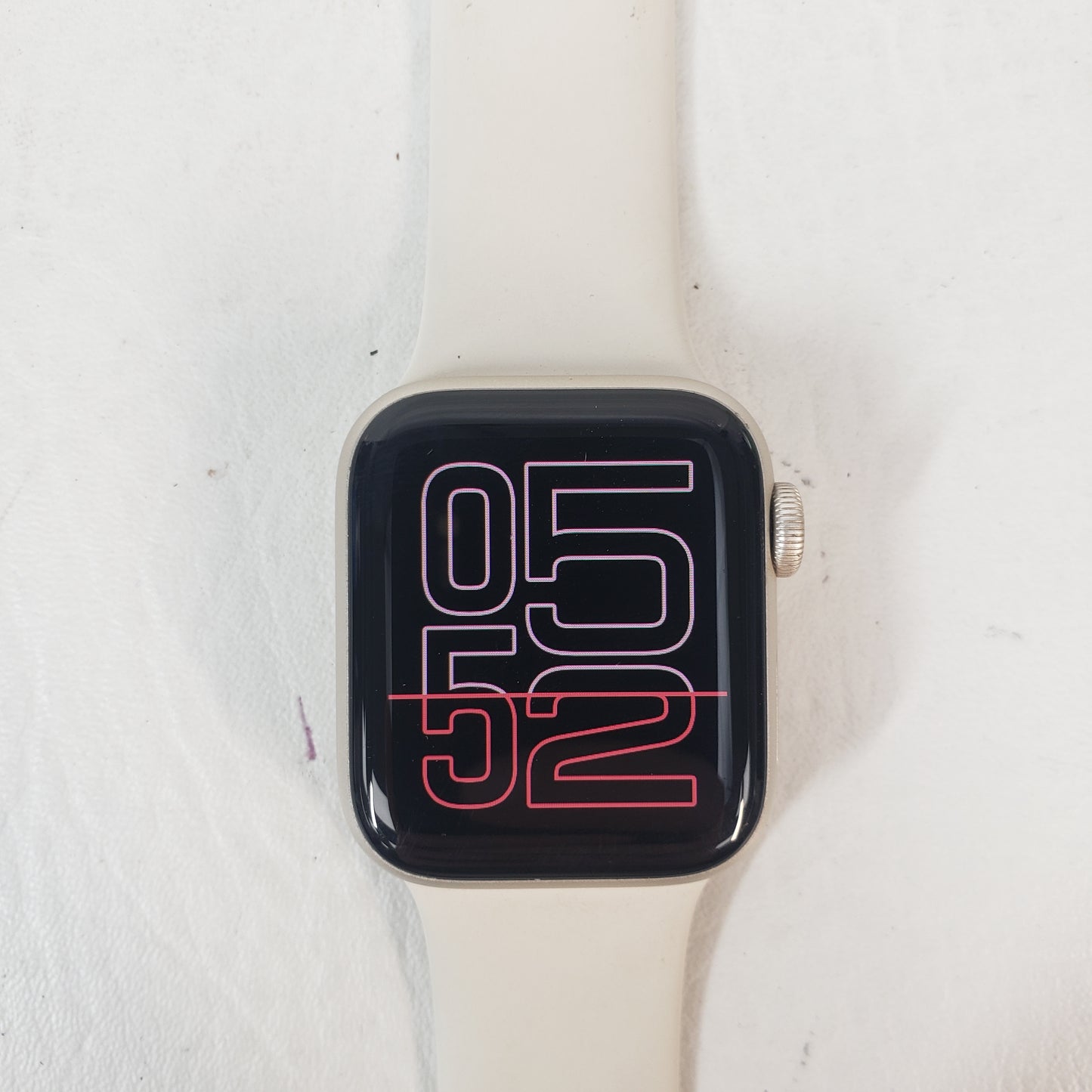 GPS Only Apple Watch SE 3 40MM Starlight Aluminum Starlight Sport Band MEH34LW/A
