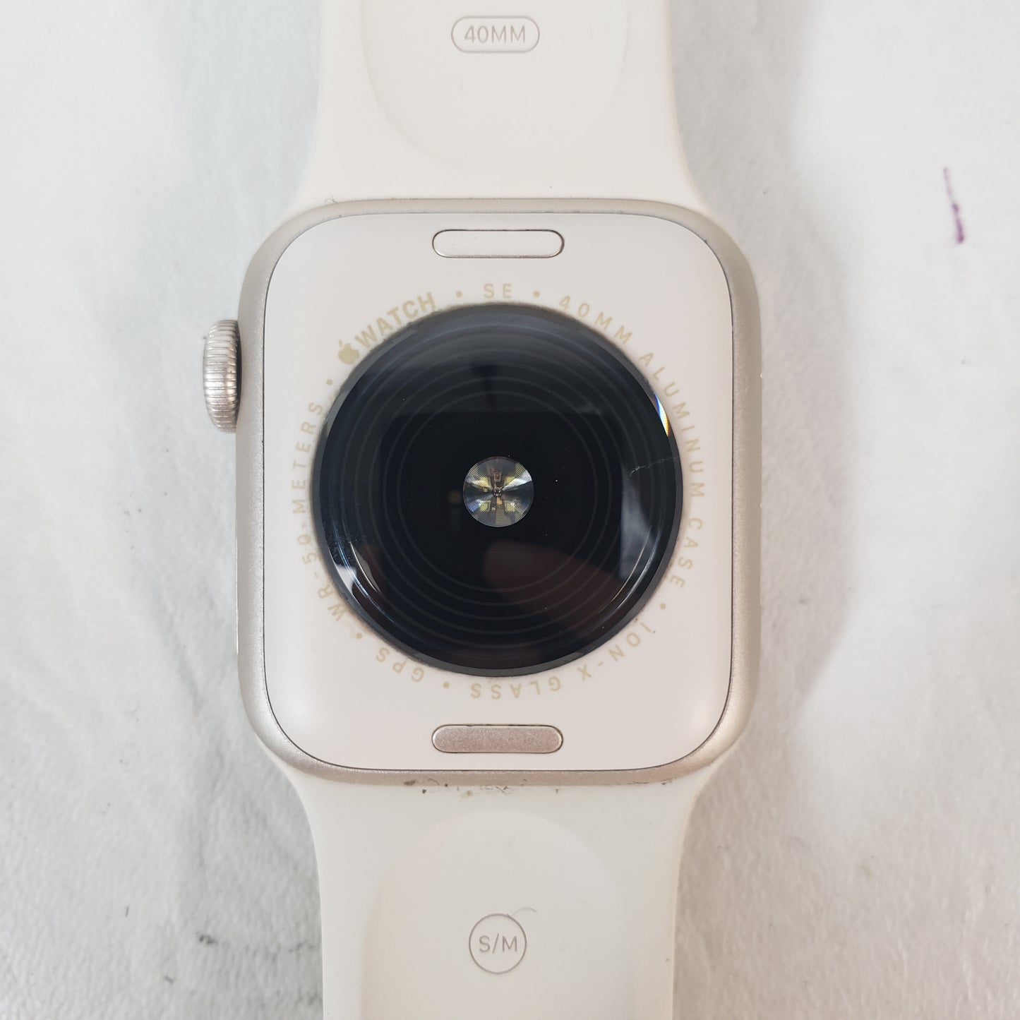 GPS Only Apple Watch SE 3 40MM Starlight Aluminum Starlight Sport Band MEH34LW/A