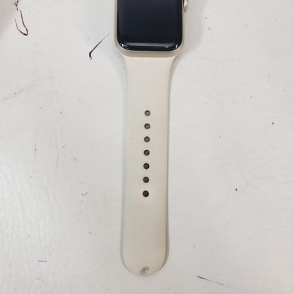 GPS Only Apple Watch SE 3 40MM Starlight Aluminum Starlight Sport Band MEH34LW/A