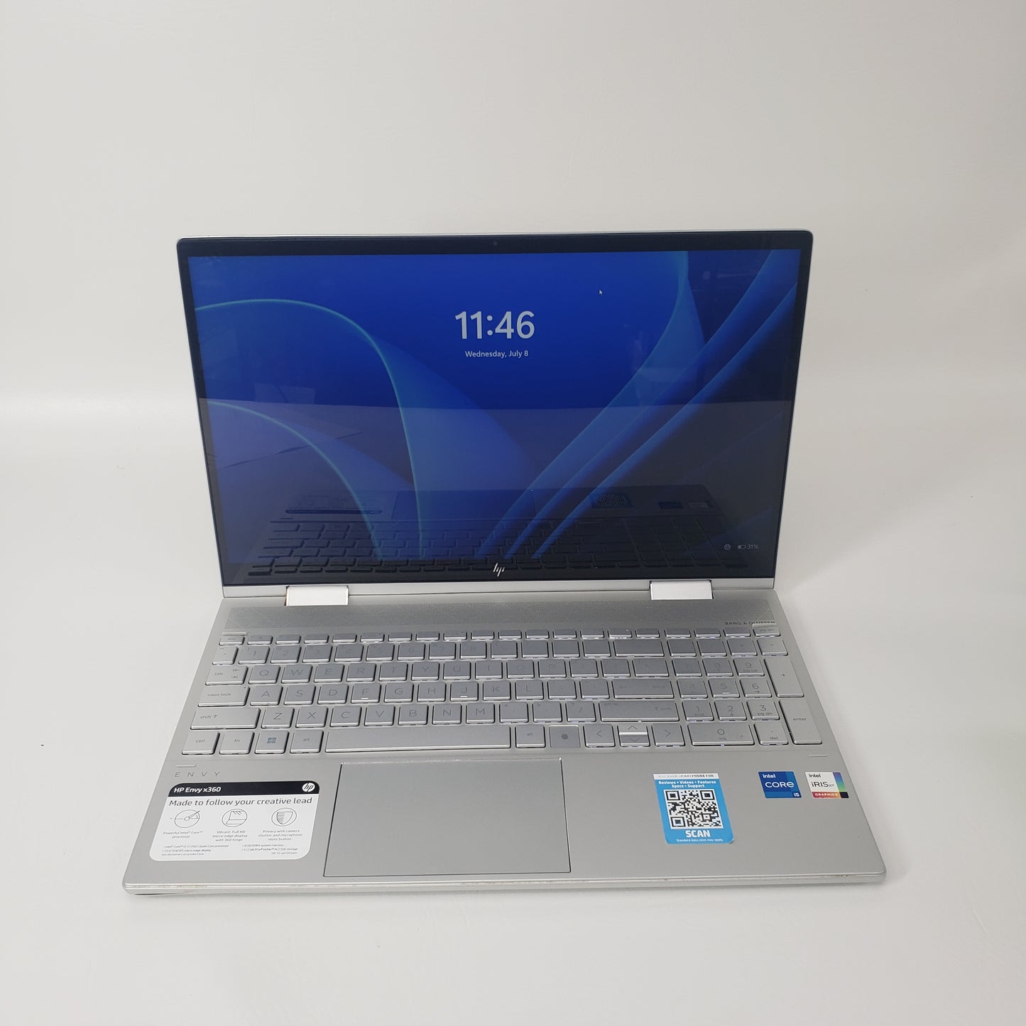 HP Envy x360 QGLET1H 15.6" i5-1135G7 2.4GHz 32GB RAM 1TB SSD