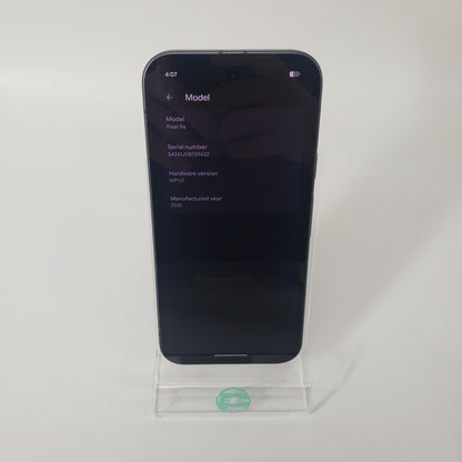Factory Unlocked Google Pixel 9a 128GB SmartPphone Charcoal