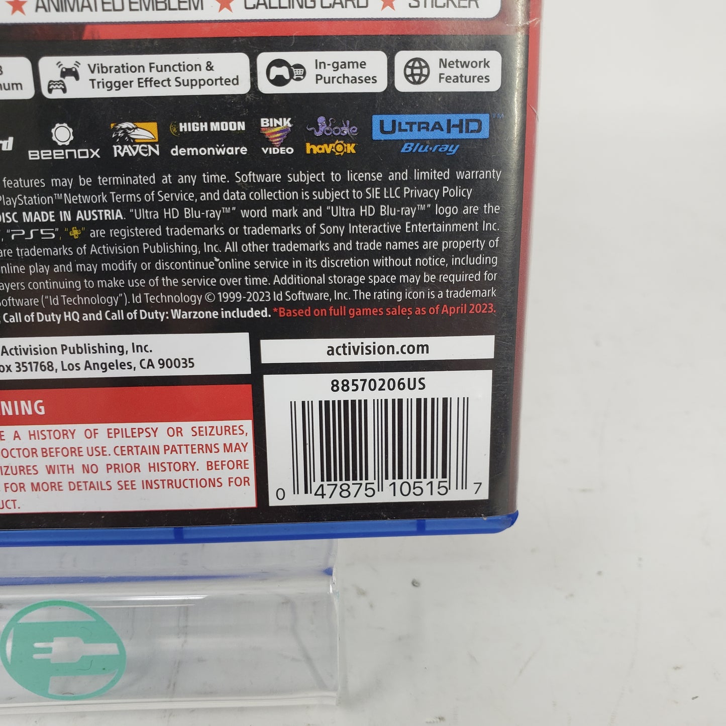Call of Duty: Modern Warfare III (Sony PlayStation 5 PS5, 2023)