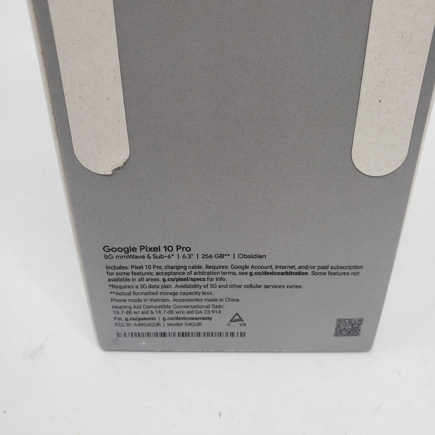New Factory Unlocked Google Pixel 10 Pro 256GB Obsidian GA09899-US