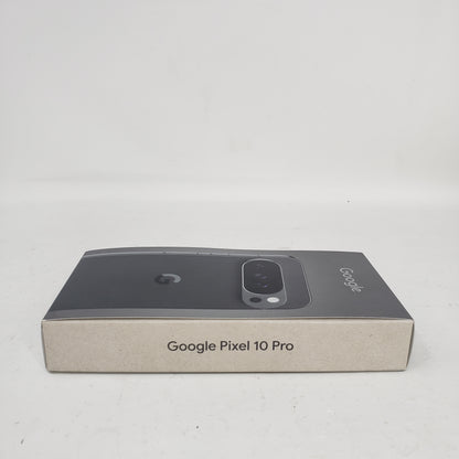 New Factory Unlocked Google Pixel 10 Pro 256GB Obsidian  GA09899-US