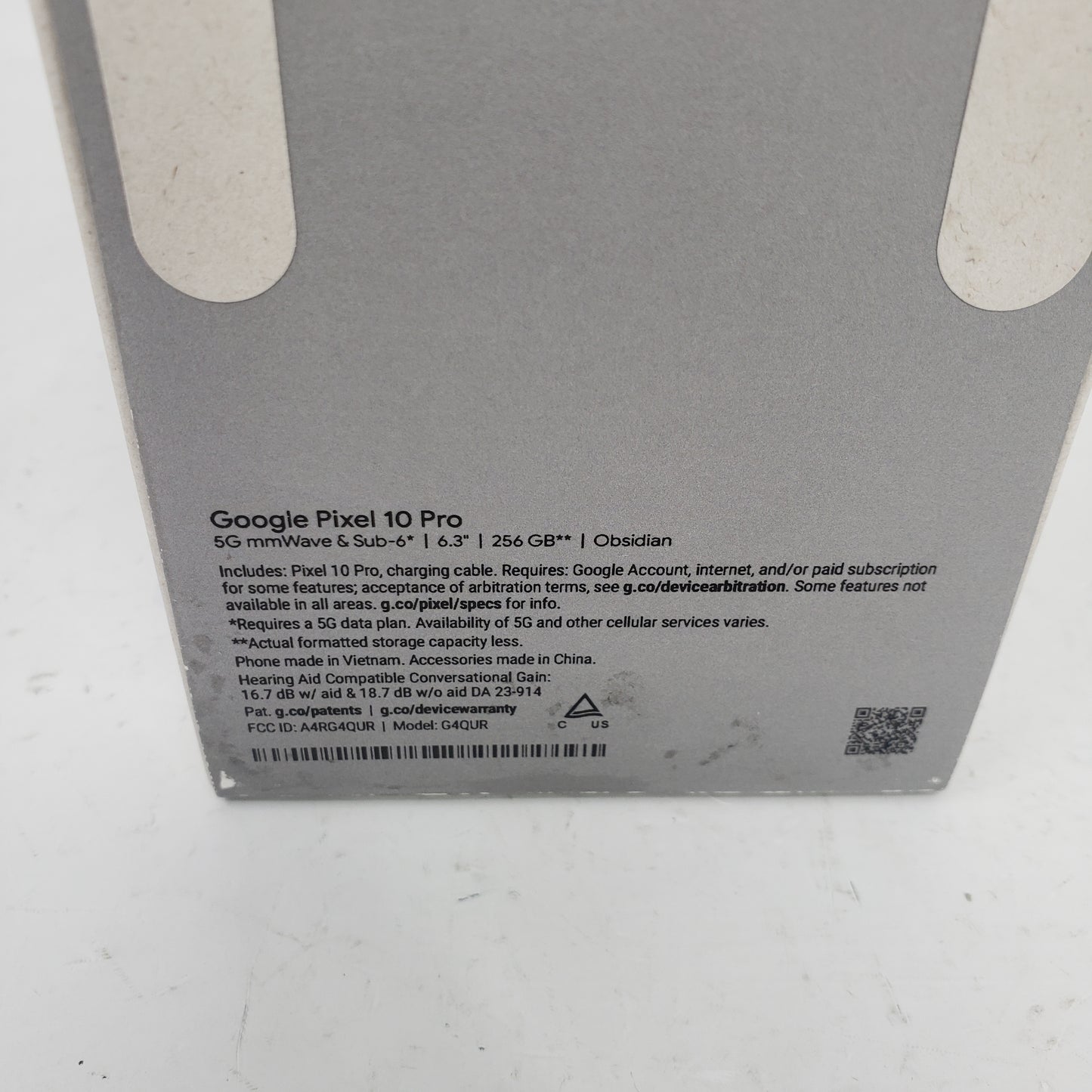 New Factory Unlocked Google Pixel 10 Pro 256GB Obsidian  GA09899-US