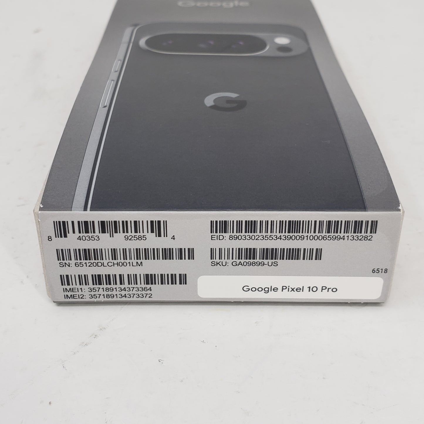 New Factory Unlocked Google Pixel 10 Pro 256GB Obsidian  GA09899-US