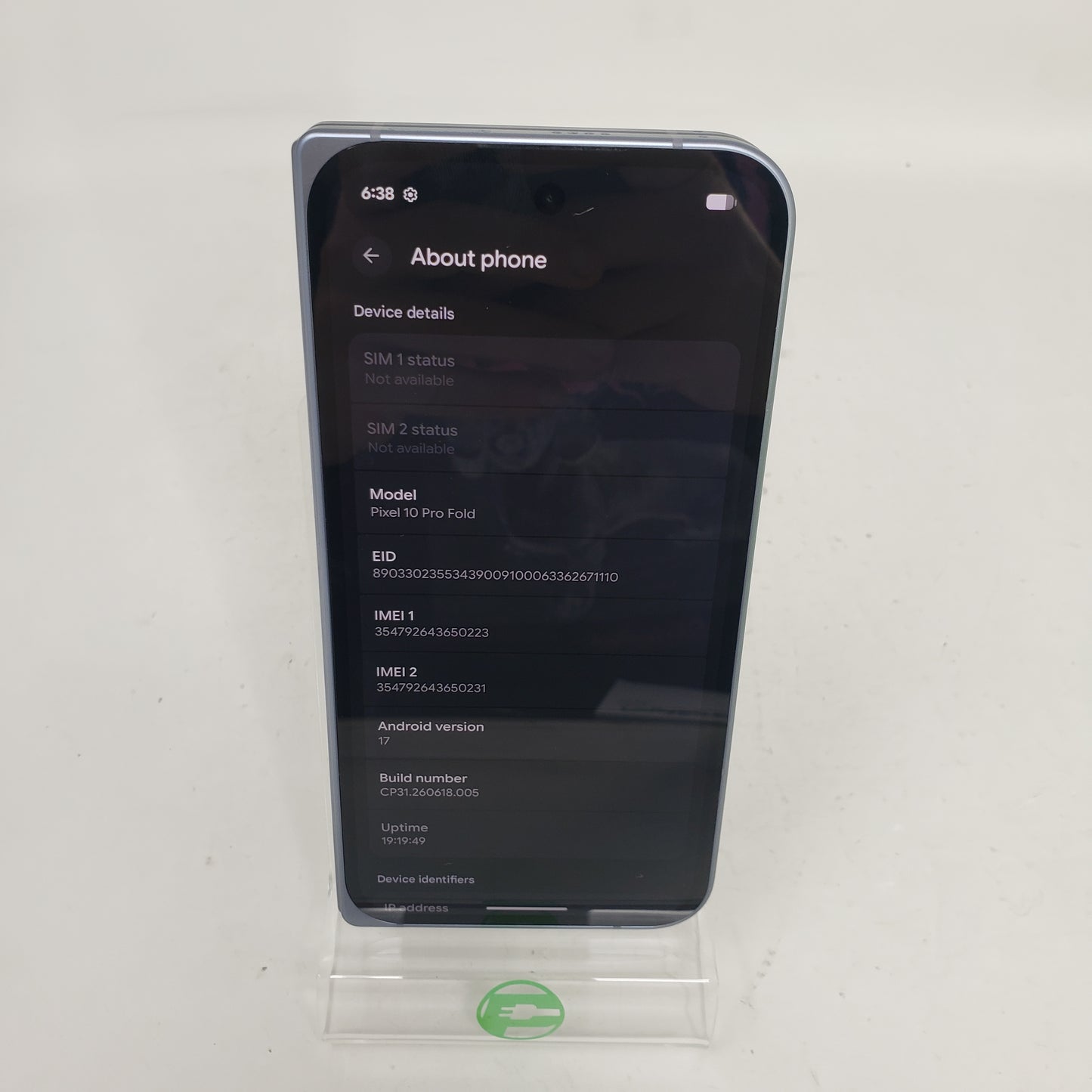 Factory Unlocked Google Pixel 10 Pro Fold 512GB Moonstone GA10093-US