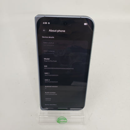 Factory Unlocked Google Pixel 10 Pro Fold 512GB Moonstone GA10093-US