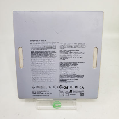 Factory Unlocked Google Pixel 10 Pro Fold 512GB Moonstone GA10093-US