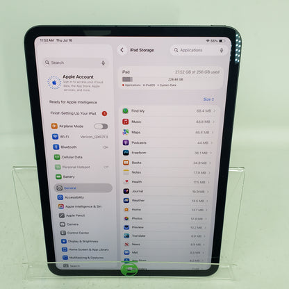 WiFi Only Apple iPad Pro 11" M4 256GB Space Black MVW13LL/A