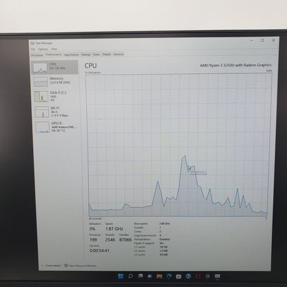HP Touch All-In-One 22 CVUS8SG 21.5" Ryzen 3 3250U 2.60GHz 8GB RAM 1TB HDD