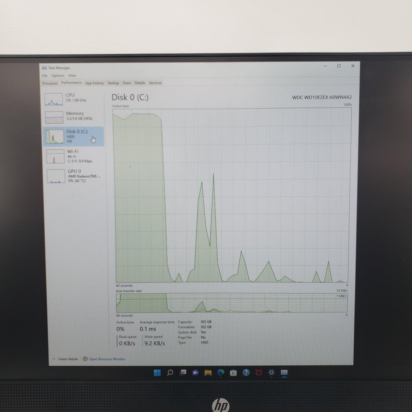 HP Touch All-In-One 22 CVUS8SG 21.5" Ryzen 3 3250U 2.60GHz 8GB RAM 1TB HDD