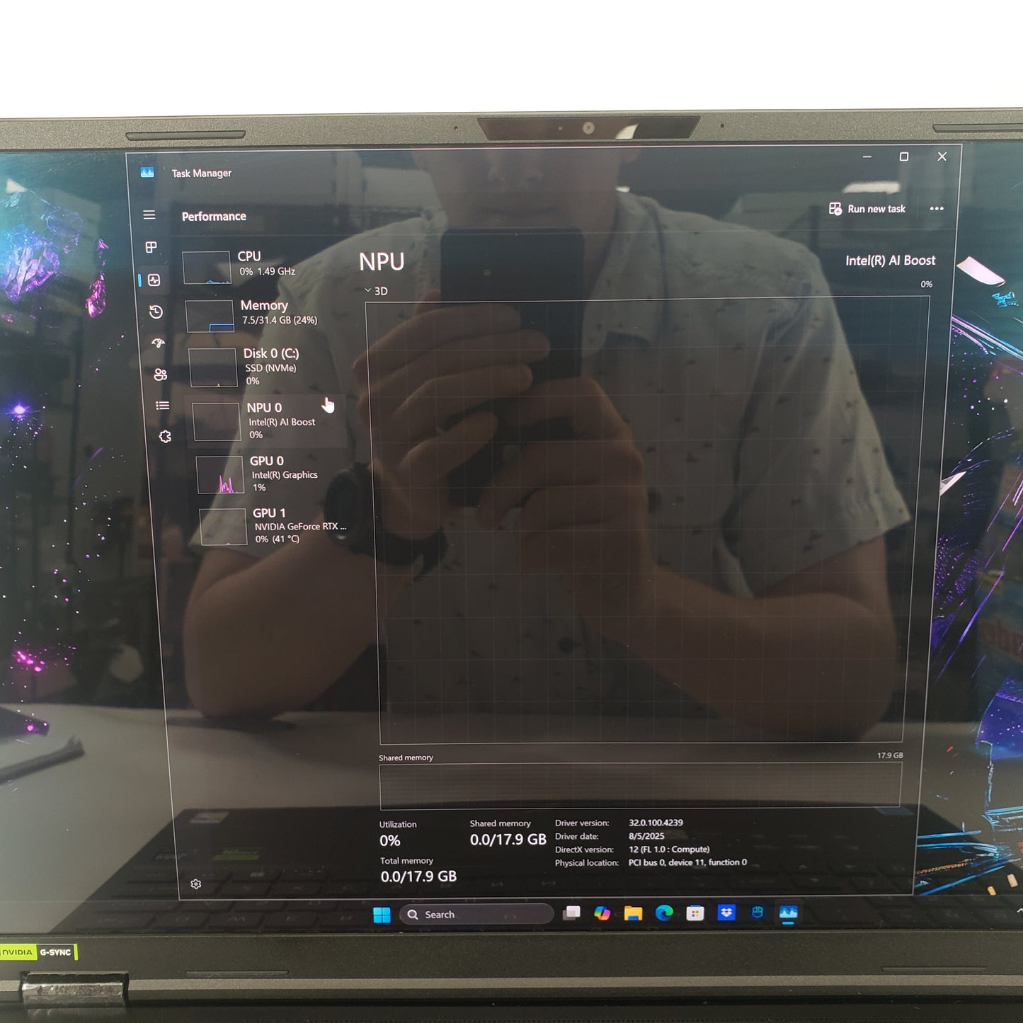 Acer Predator Helios 16 AI MDS95C86 16" Core Ultra 9 275HX 2.7GHz 32GB RAM 1TB SSD GeForce RTX 5070 Ti
