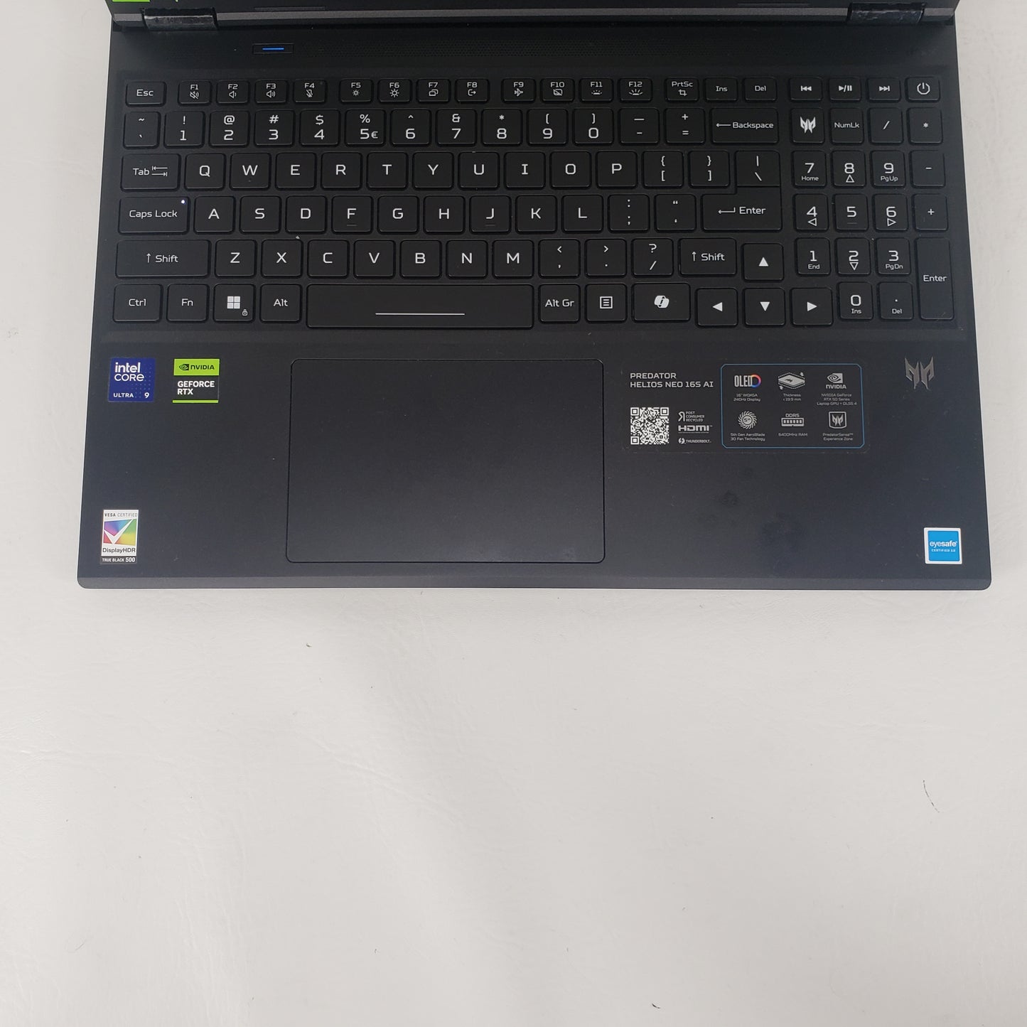 Acer Predator Helios 16 AI MDS95C86 16" Core Ultra 9 275HX 2.7GHz 32GB RAM 1TB SSD GeForce RTX 5070 Ti