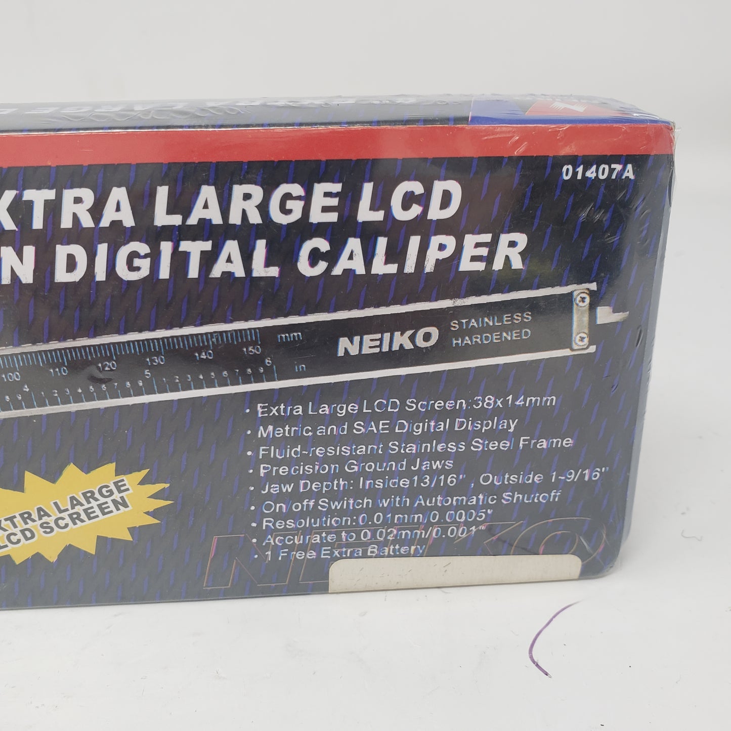 New Neiko Tools 6" Extra Large LCD Screen Digital Caliper 0140A