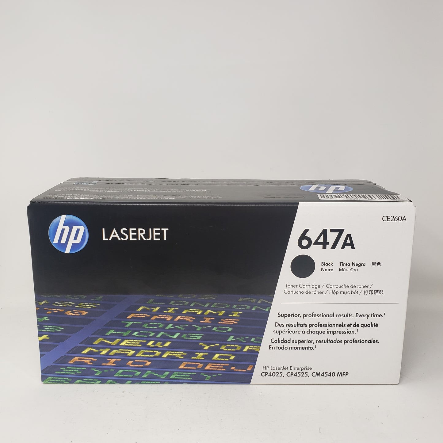 New HP 647A Black Original LaserJet Toner Cartridge CE260A