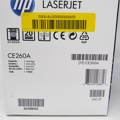 New HP 647A Black Original LaserJet Toner Cartridge CE260A