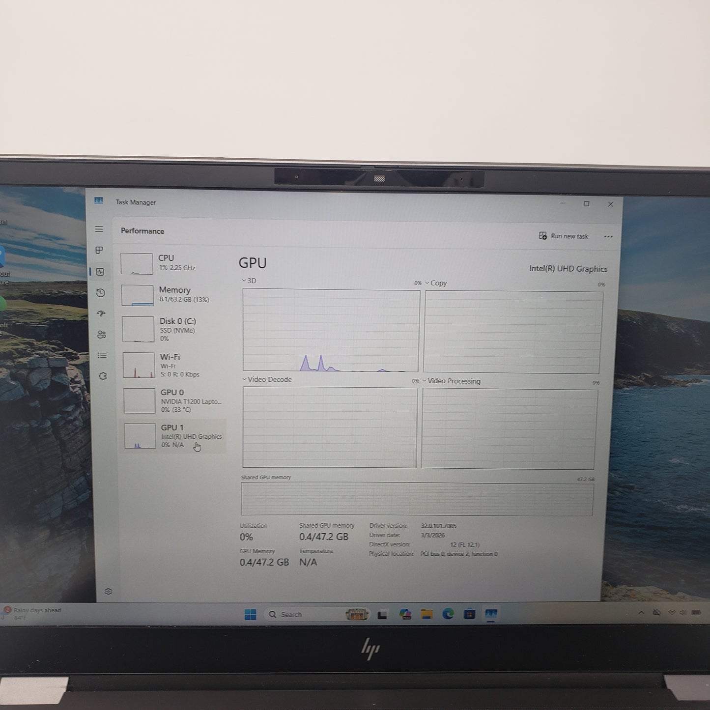 HP ZBook Fury G8 15.6" i7-11850H 2.5GHz 64GB RAM 1TB SSD