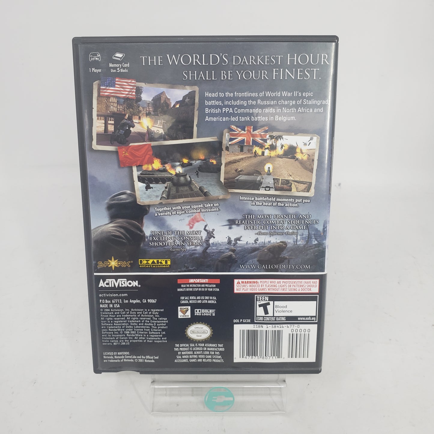Call of Duty Finest Hour (Nintendo GameCube, 2004)