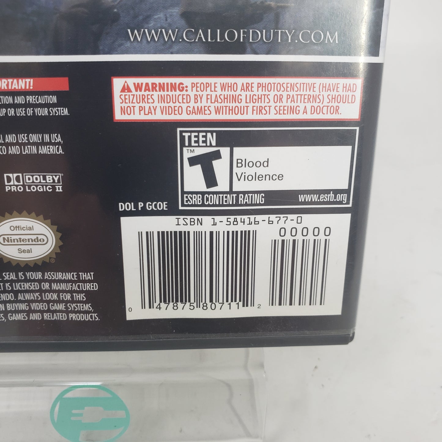 Call of Duty Finest Hour (Nintendo GameCube, 2004)