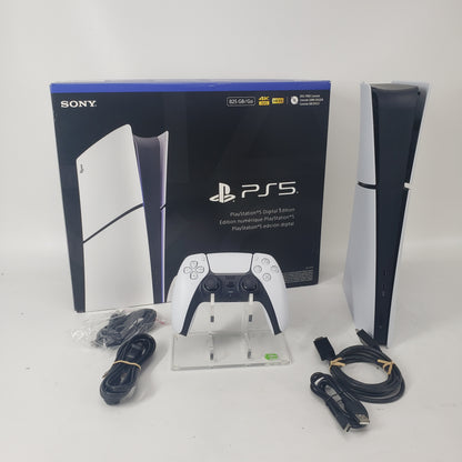 Sony PlayStation 5 Slim Digital PS5 825GB White Console Gaming System CFI-2115