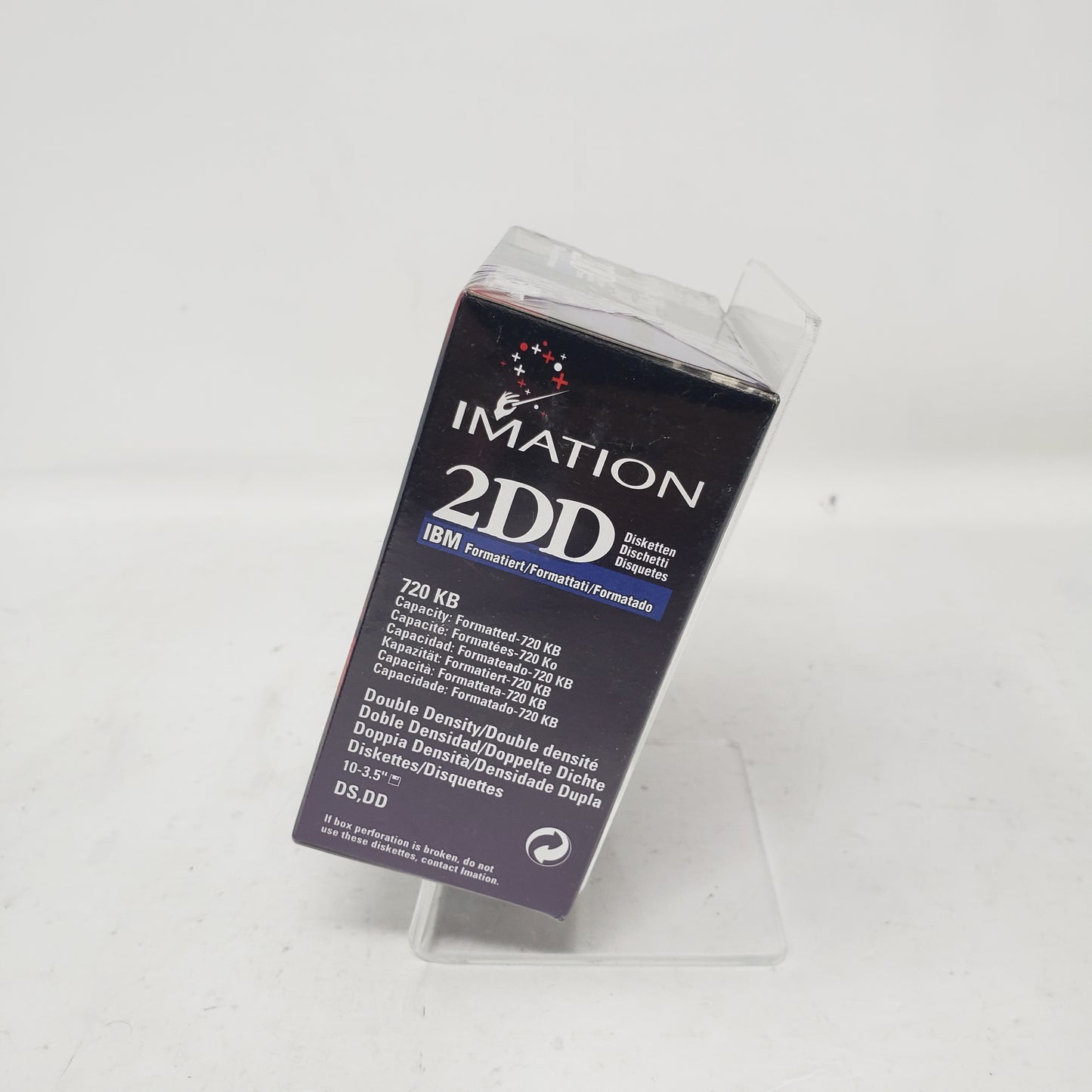 New Imation  3M Double Density  3.5" Floppy Disks Box 10 Diskettes 12882