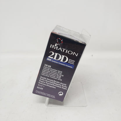 New Imation  3M Double Density  3.5" Floppy Disks Box 10 Diskettes 12882