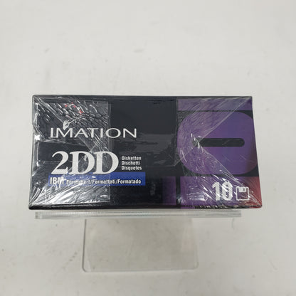 New Imation  3M Double Density  3.5" Floppy Disks Box 10 Diskettes 12882