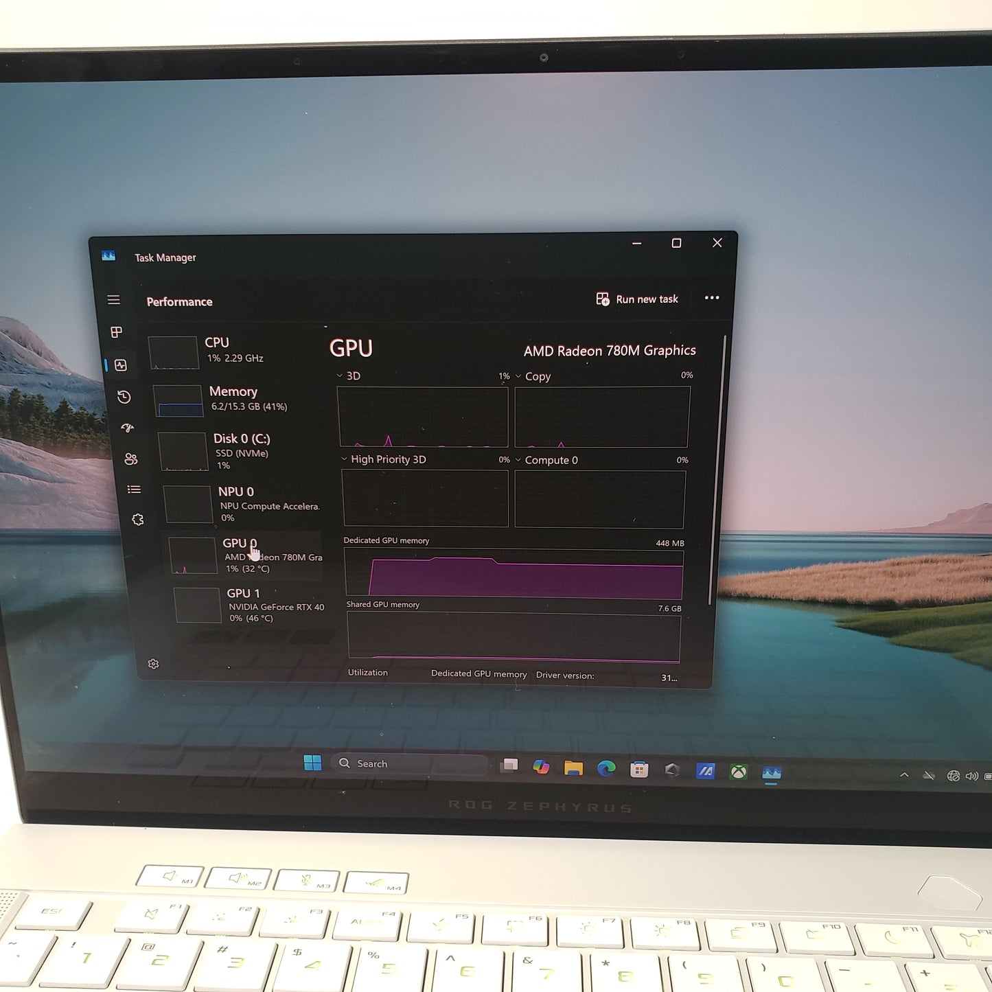 Asus ROG Zephyrus G14 GA403UV 14" Ryzen 9 8945HS 4.0GHz 16GB RAM 1TB SSD GeForce