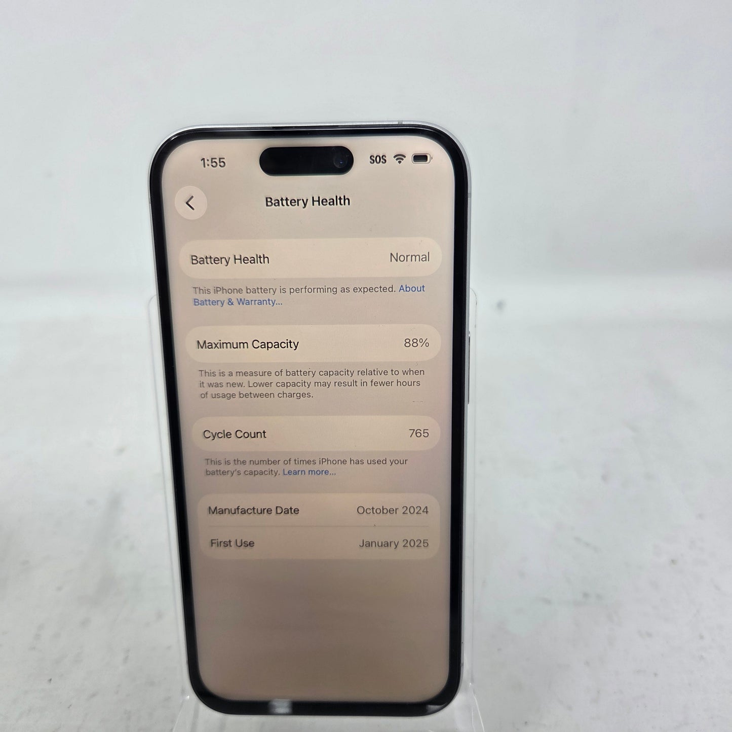 Factory Unlocked Apple iPhone 16 128GB White MYAQ3LL/A