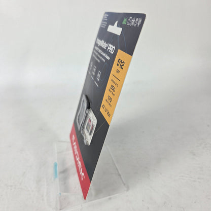 New SanDisk 512GB ImageMate Pro MicroSDXC UHS-1 Memory Card w/ Adapter 200MB/s