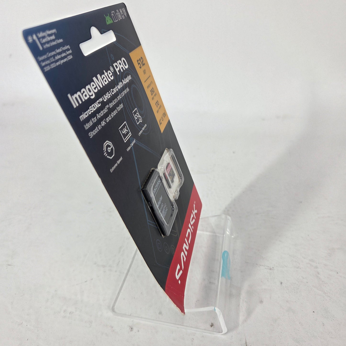 New SanDisk 512GB ImageMate Pro MicroSDXC UHS-1 Memory Card w/ Adapter 200MB/s