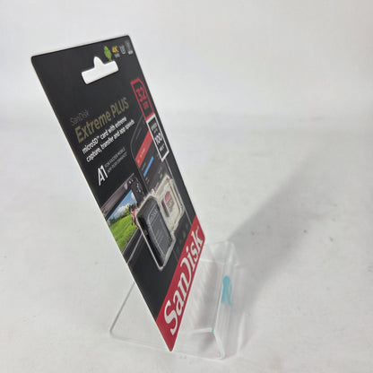 New SanDisk Extreme Plus 32GB MicroSD UHS-I Card with Adapter SDSQXBO-032G-AP6MA