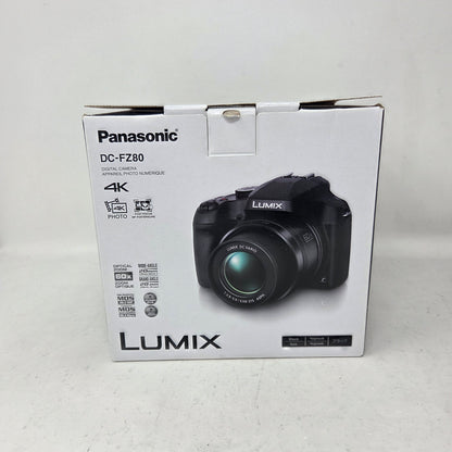 Panasonic Lumix DC-FZ80 18.1MP 4K Digital Bridge Camera Black