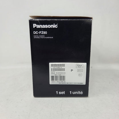 Panasonic Lumix DC-FZ80 18.1MP 4K Digital Bridge Camera Black
