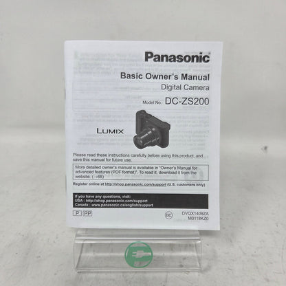 Panasonic Lumix DC-FZ80 18.1MP 4K Digital Bridge Camera Black